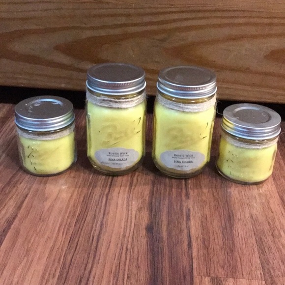 One (1) Pina Colada Scented Candle - Picture 4 of 4